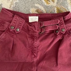 Sezane women’s casual buckle pants